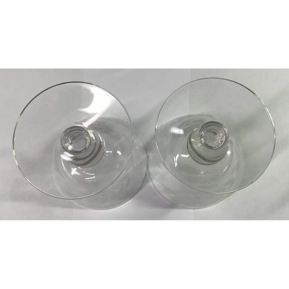 2 Vintage Libbey Cocktail Glasses Etched Wheat‎ Pattern Sipper 3.74